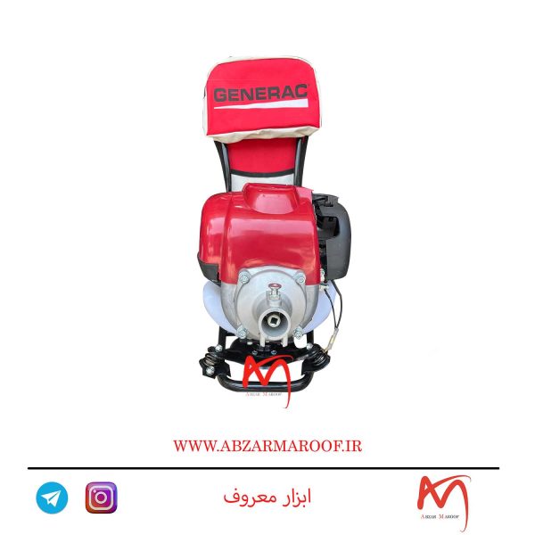 علف تراش پشتی 4 زمانه جنراک GENERAC