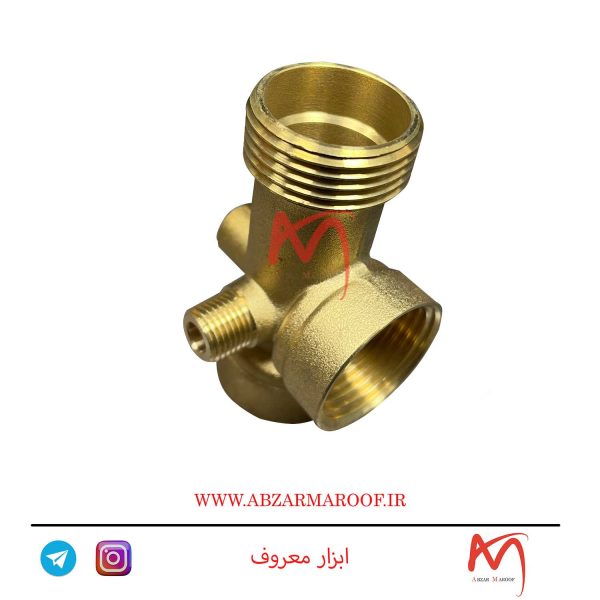 پنج راهی برنجی پمپ آب